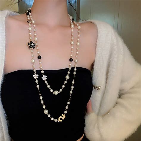 chanel necklace dupes|Chanel necklace knockoff.